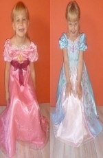Dwustronny kostium Ksiniczka i ebraczka Barbie 92-104cm