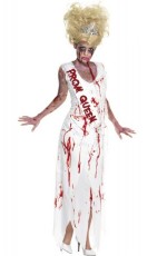 Przebranie na Halloween Krlowa Balu Miss Zombie S-L