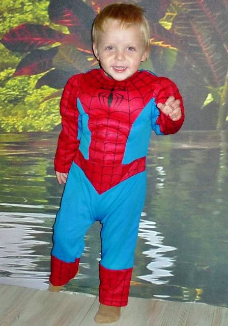 Przebranie Mały Spiderman Superbohater 86-92cm